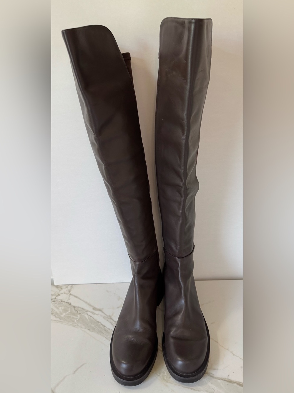 Stuart Weitzman Brown Over The Knee 50/50 Boots